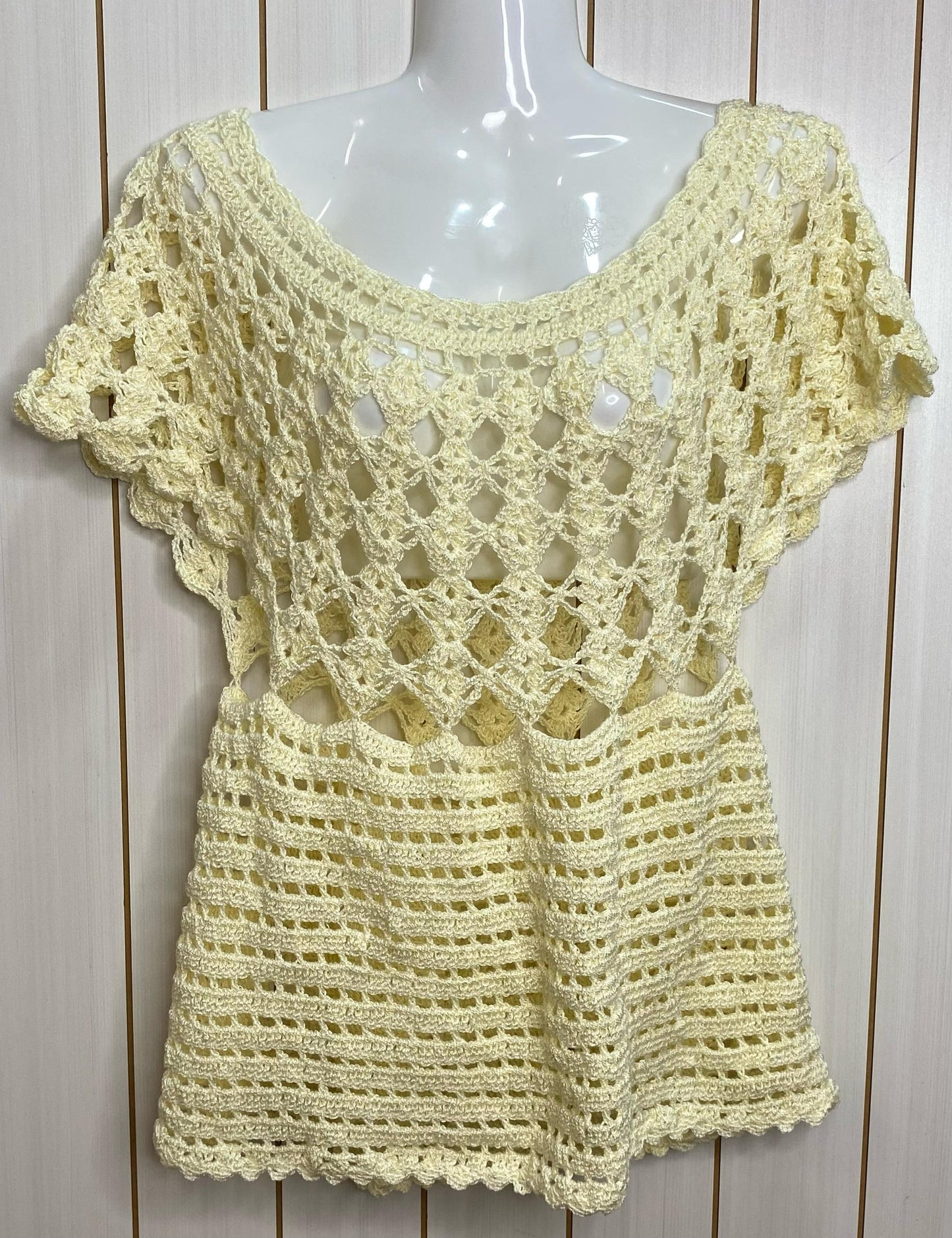 Blusa Murciélago tejida a mano