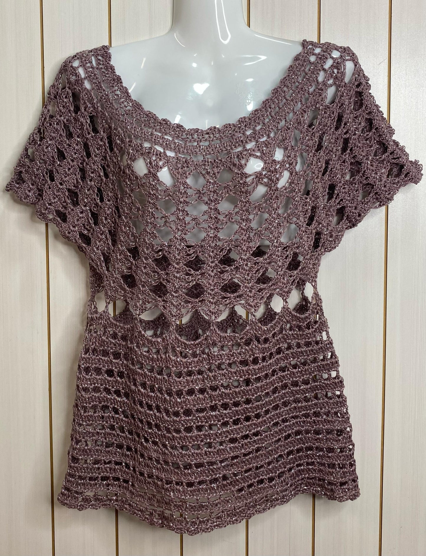 Blusa Murciélago tejida a mano