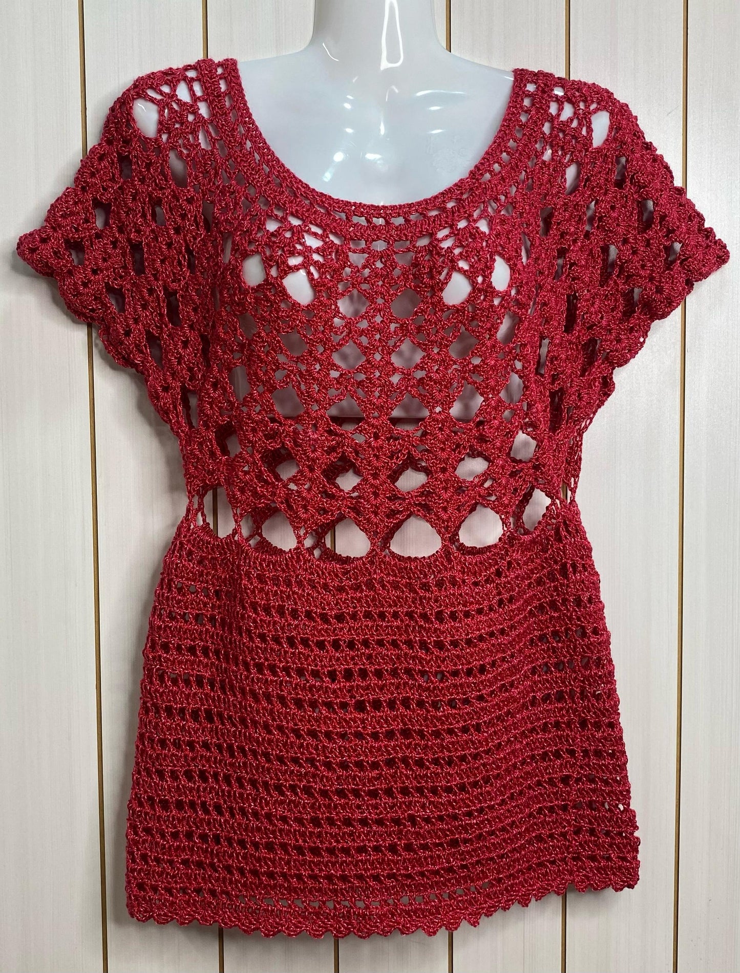 Blusa Murciélago tejida a mano