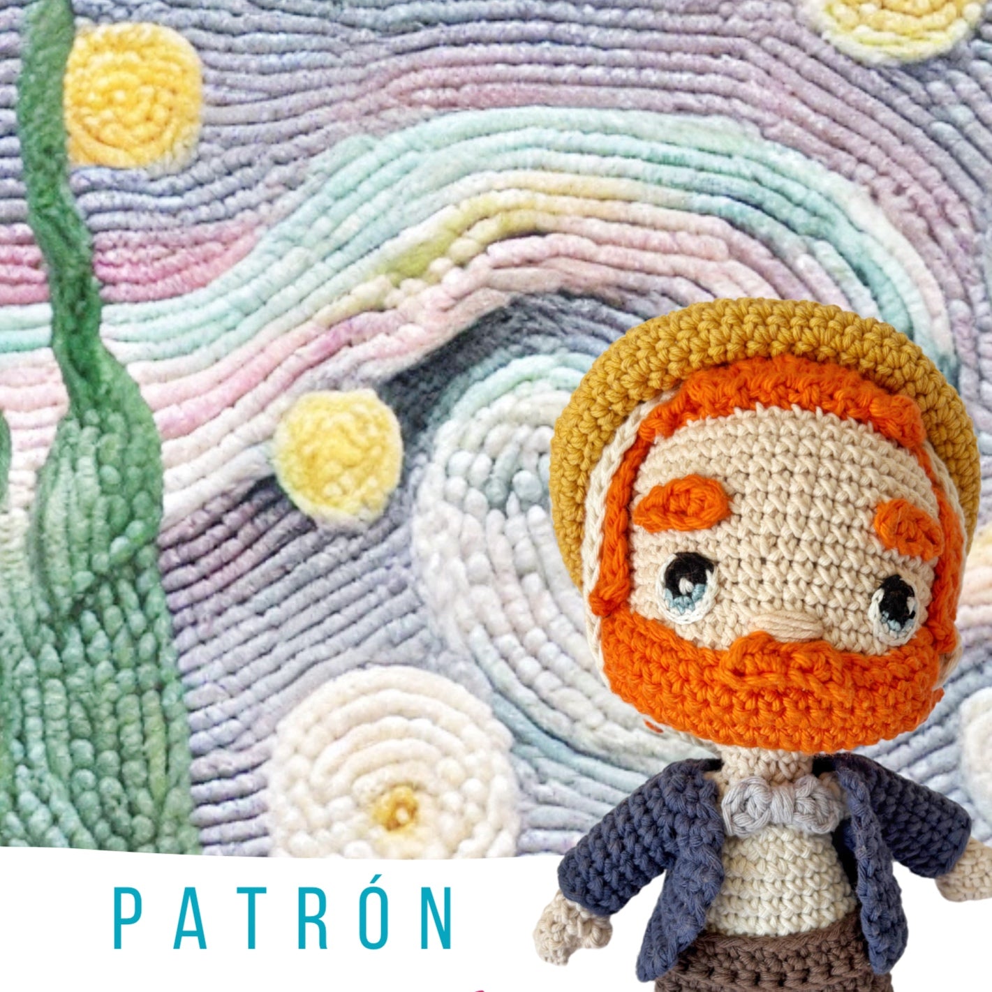 Patrón amigurumi Van Gogh