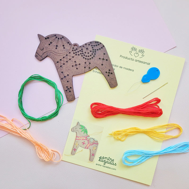 Kit de bordado galletitas de jengibre - figurita única