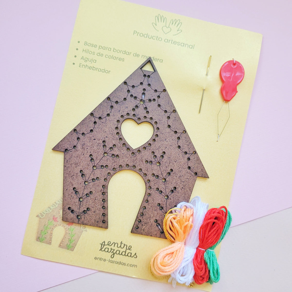 Kit de bordado galletitas de jengibre - figurita única