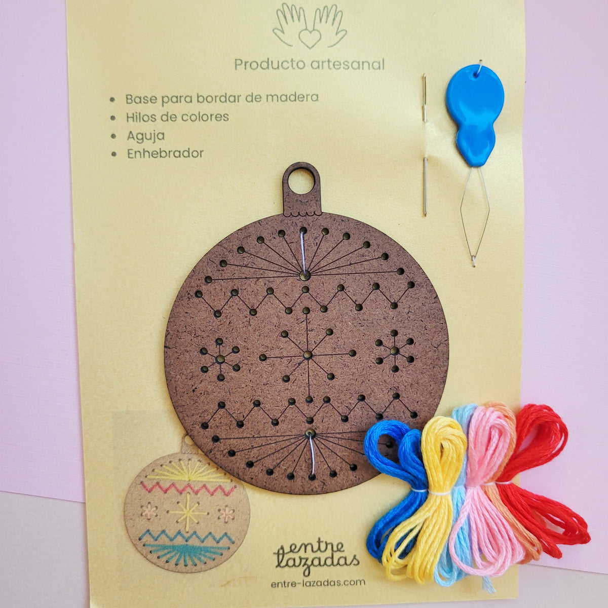Kit de bordado galletitas de jengibre - figurita única