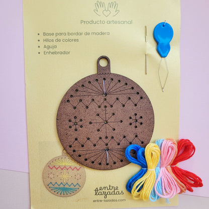 Kit de bordado galletitas de jengibre - figurita única