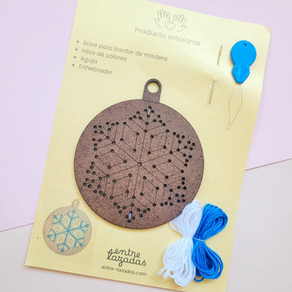 Kit de bordado galletitas de jengibre - figurita única
