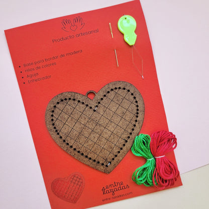 Kit de bordado galletitas de jengibre - figurita única