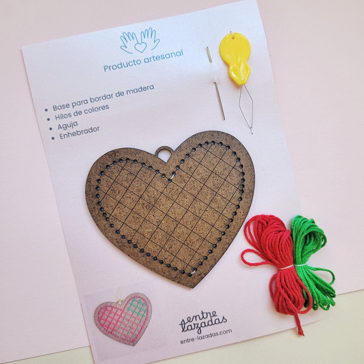 Kit de bordado galletitas de jengibre - figurita única