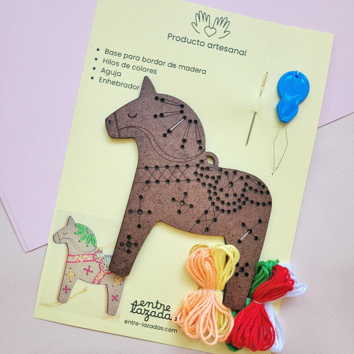 Kit de bordado galletitas de jengibre - figurita única