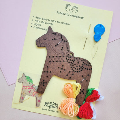 Kit de bordado galletitas de jengibre - figurita única