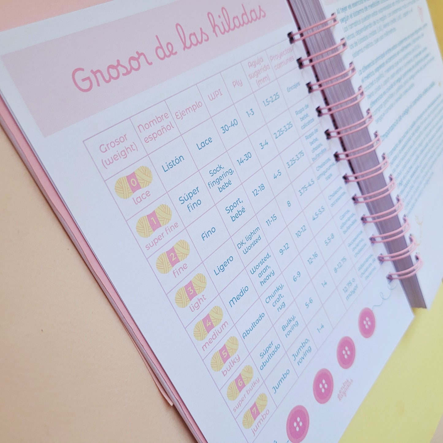 Cuaderno de Tejido