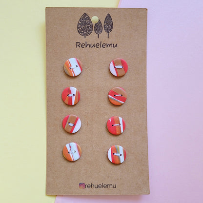 Set de botones hechos a mano - Rehuelemu