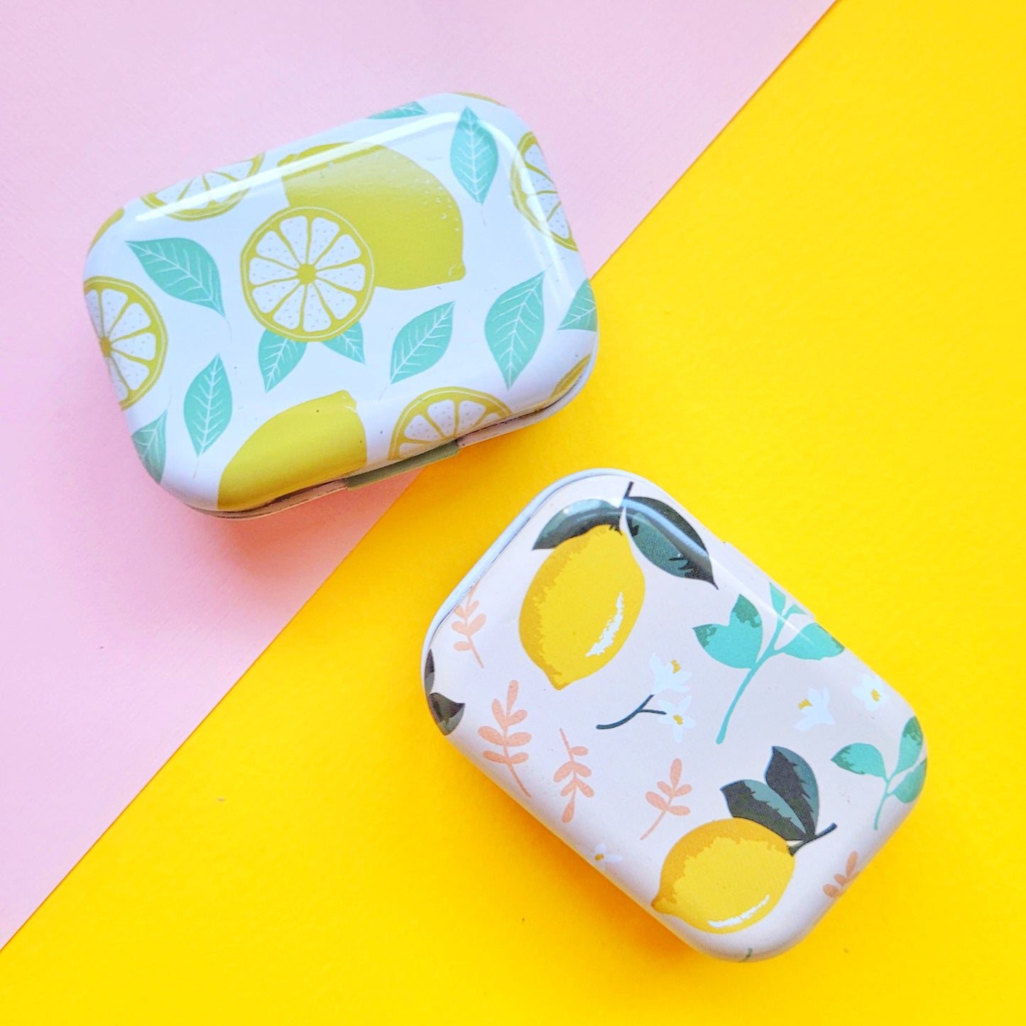 Cajita metálica organizadora limones - pequeña