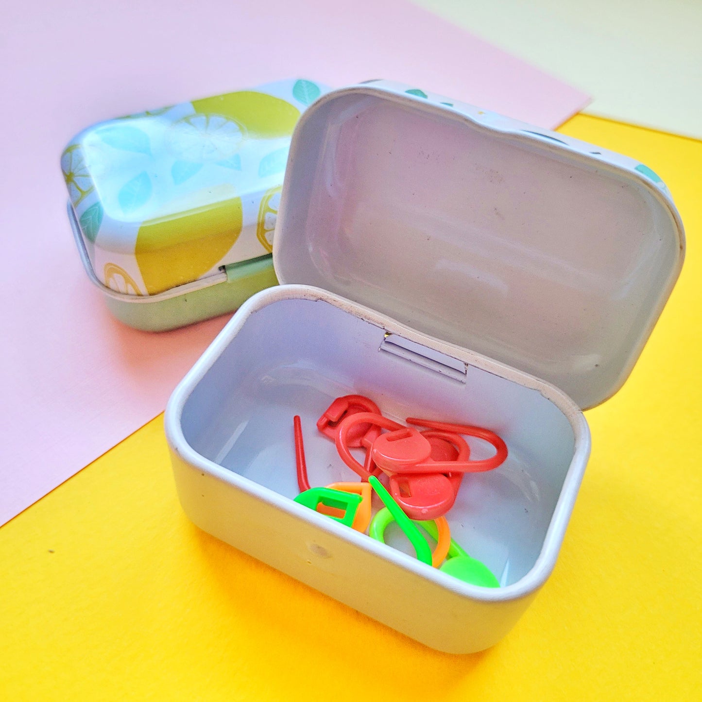 Cajita metálica organizadora limones - pequeña