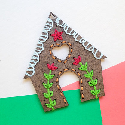 Kit de bordado galletitas de jengibre - figurita única