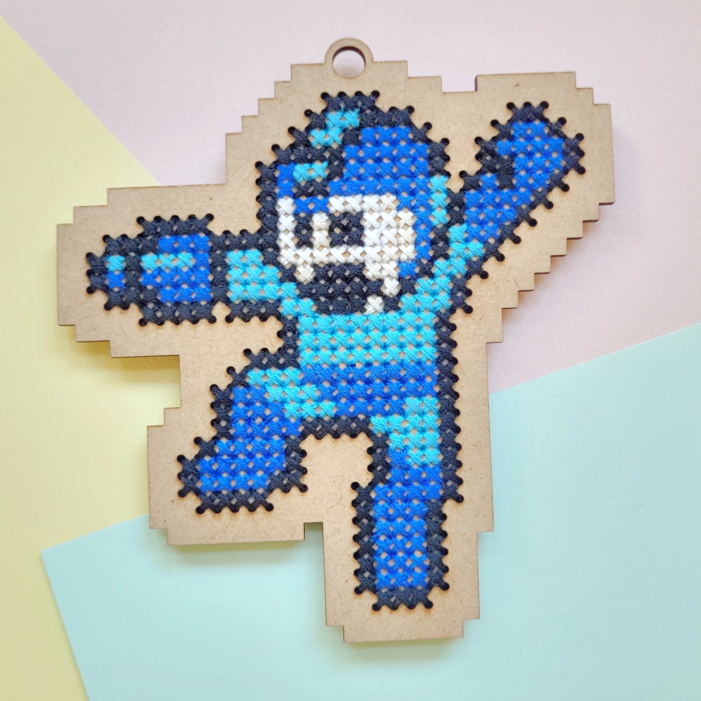 Kit de bordado gamer - Mega Man