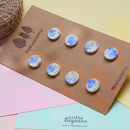 Set de botones hechos a mano - Rehuelemu