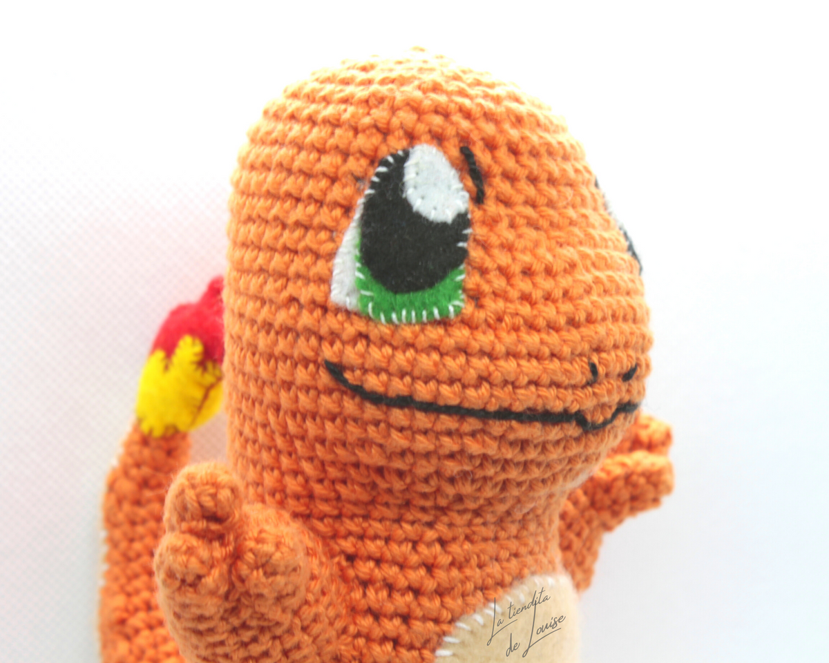 Charmander Pokemon - Patrón Amigurumi