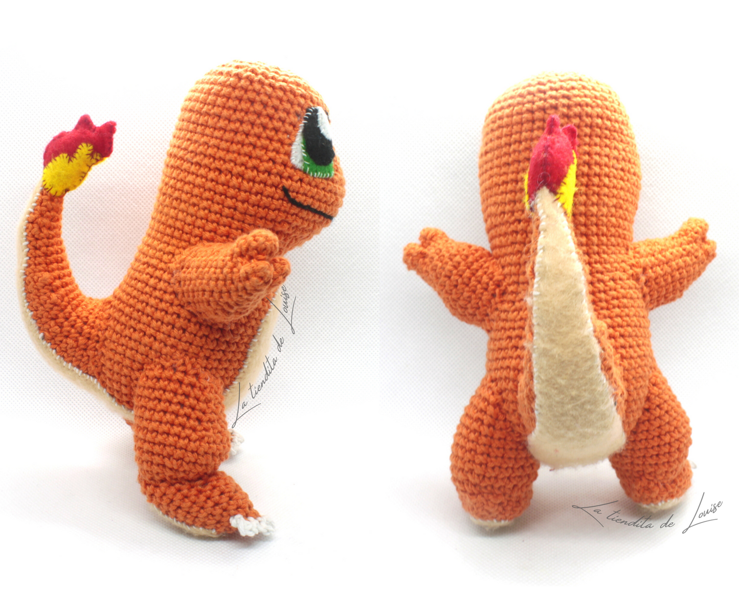 Charmander Pokemon - Patrón Amigurumi