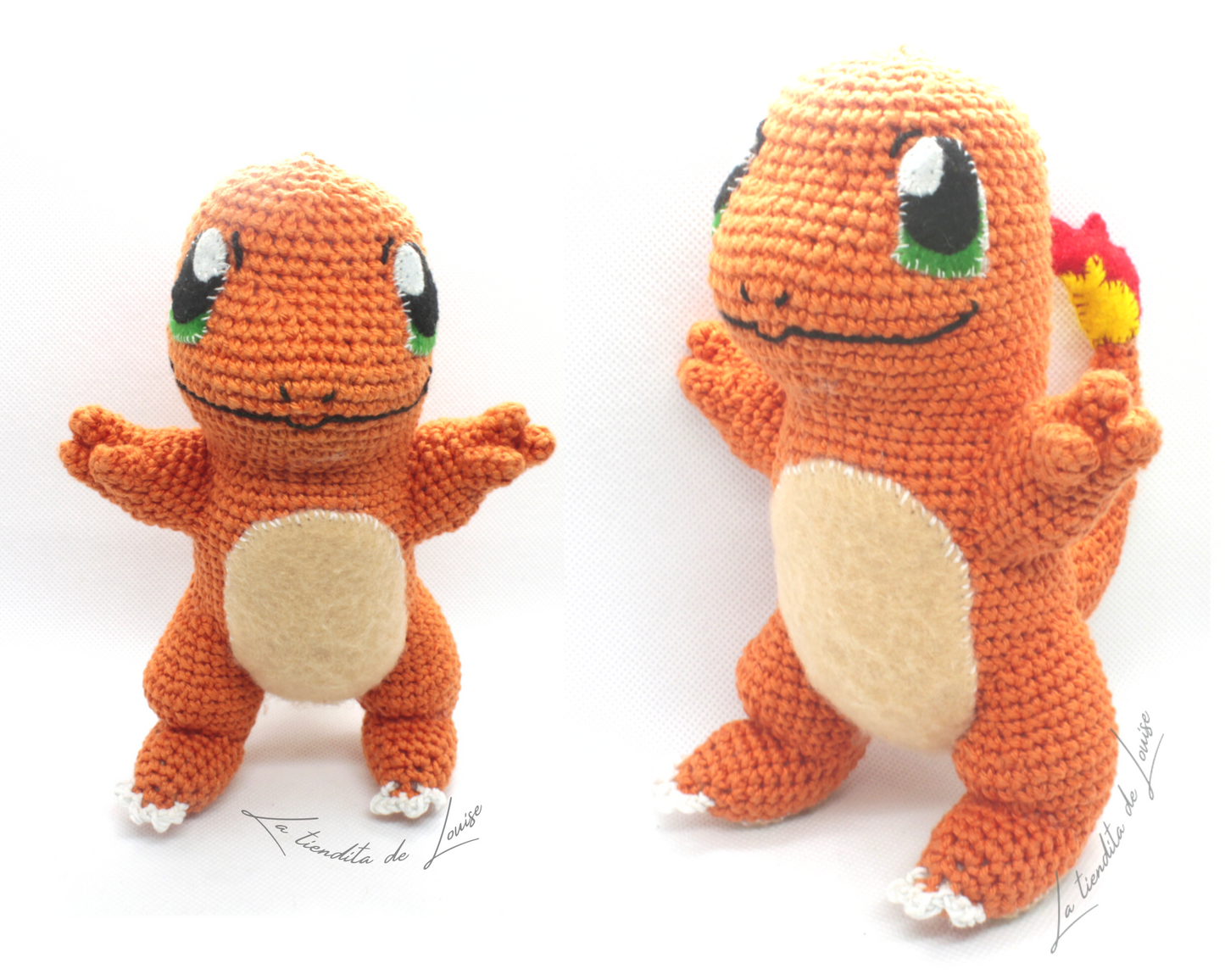 Charmander Pokemon - Patrón Amigurumi