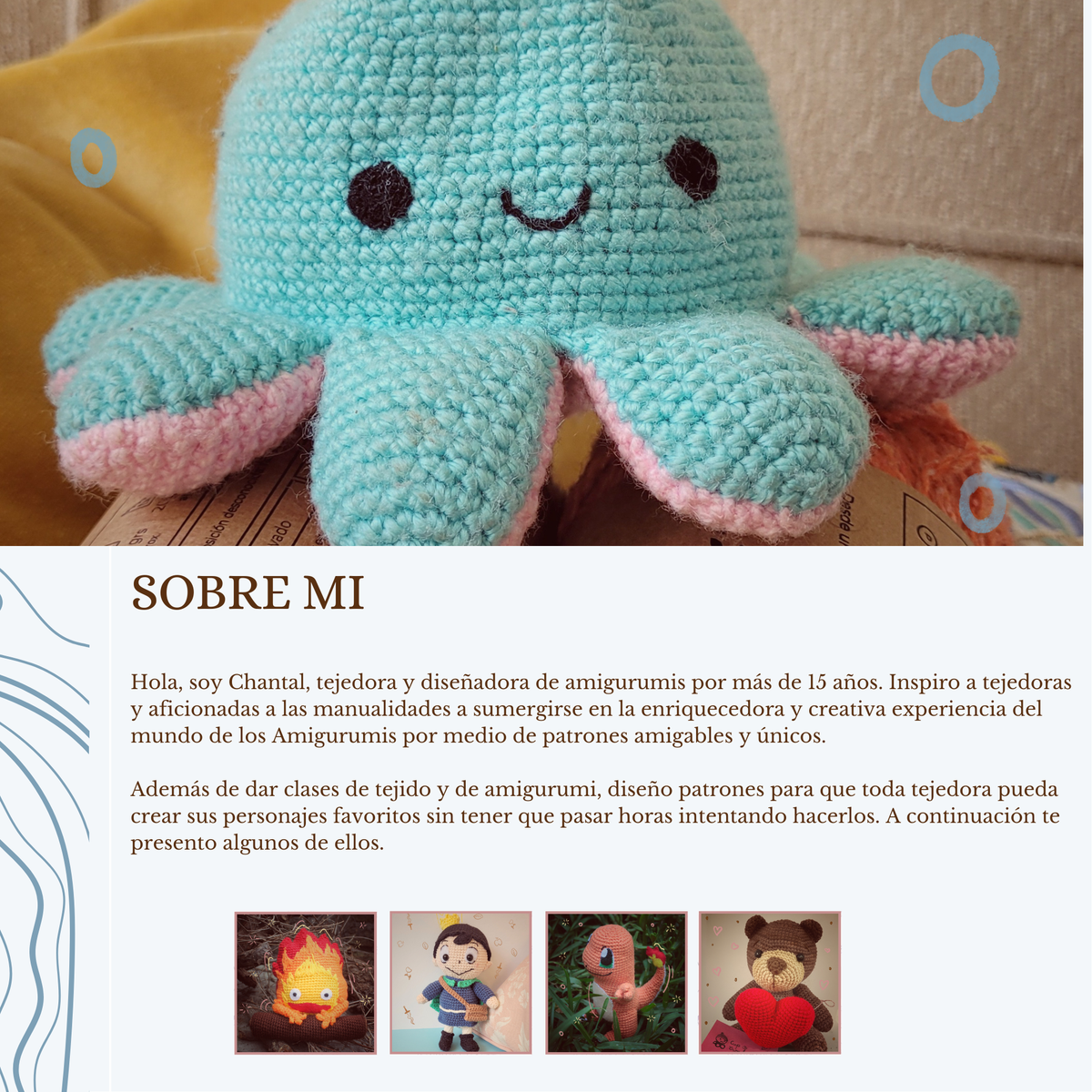 Mi primer Amigrumi - Crochet- 4 clases- materiales incluidos