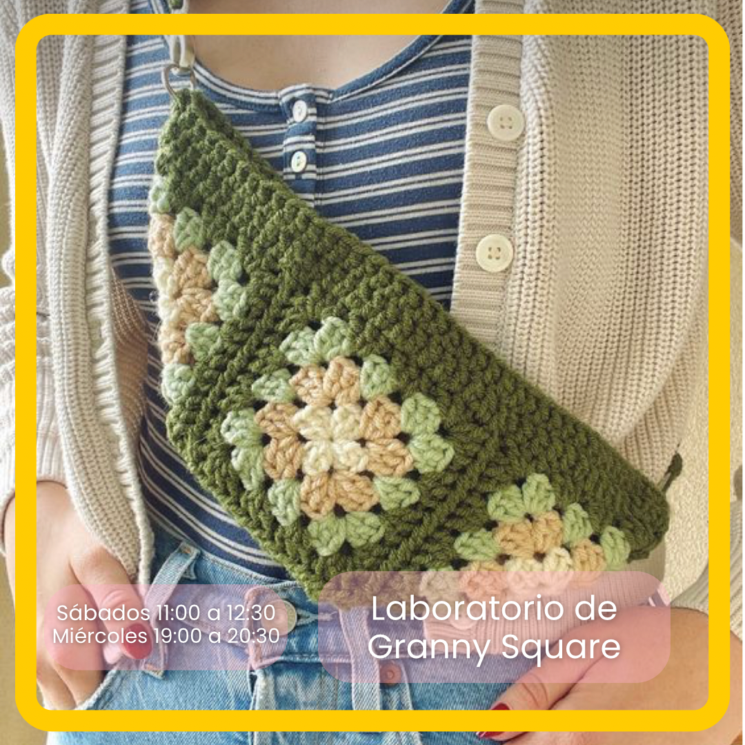 Laboratorio de Granny Square - Crochet