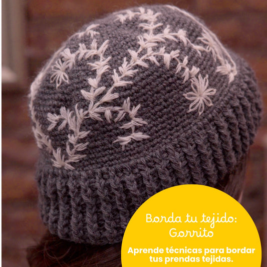 Bordado en tu tejido: Gorrito