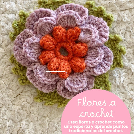Flores a crochet