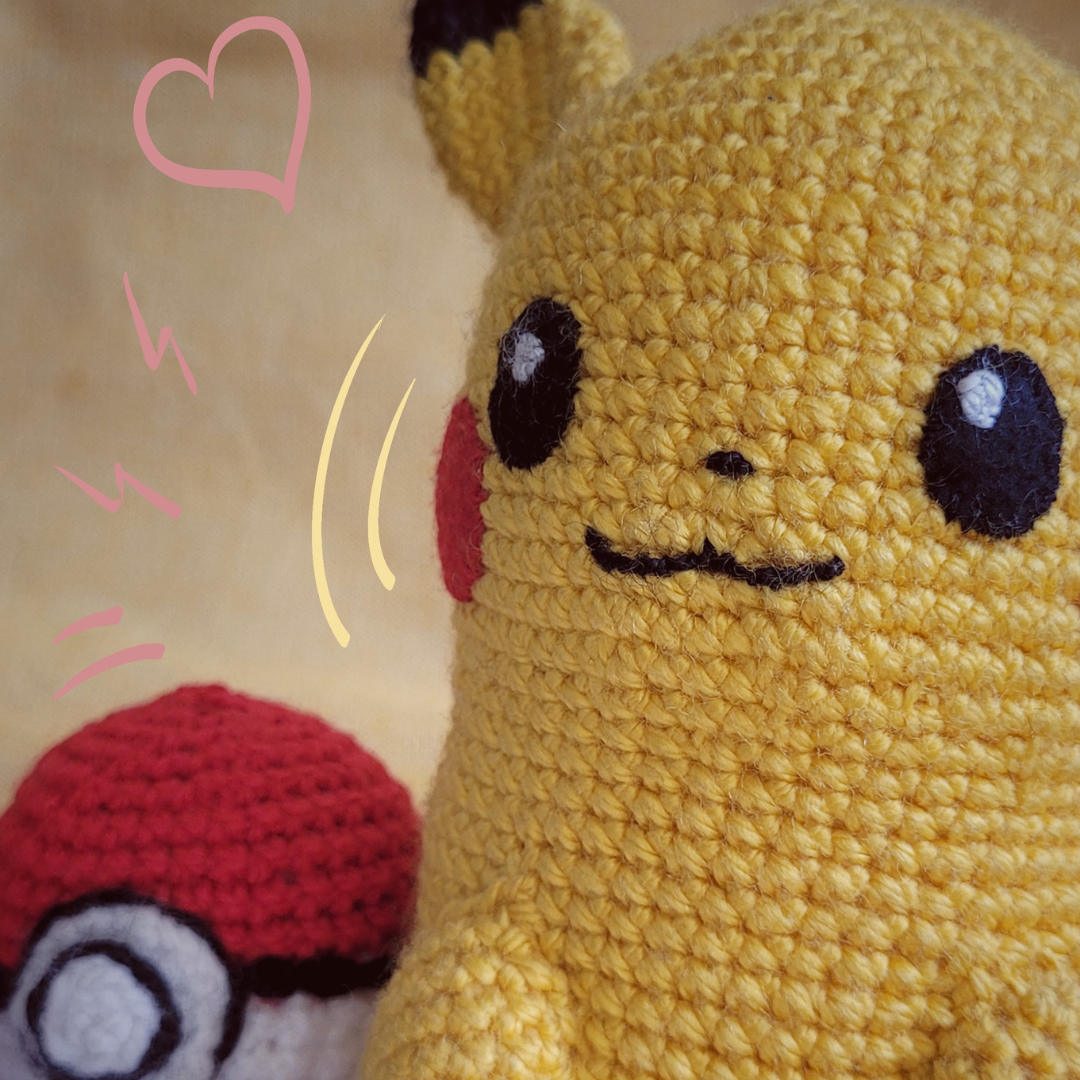 Pikachu - Patrón Amigurumi