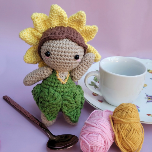 Helia Tournesol - Patrón Amigurumi