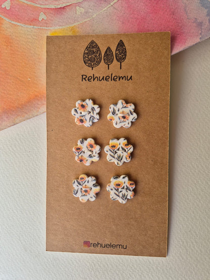 Set de botones hechos a mano - Rehuelemu