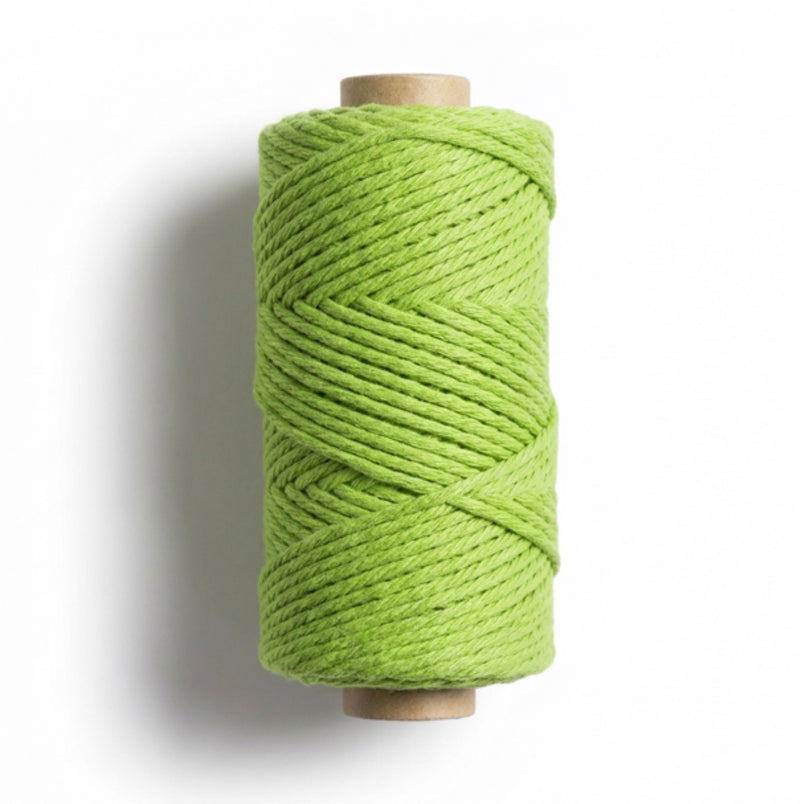 Hilado Algodón 3mm torcido para Macramé