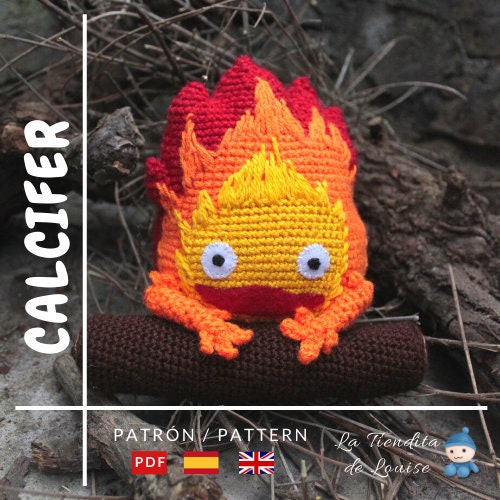 Calcifer Patrón Amigurumi