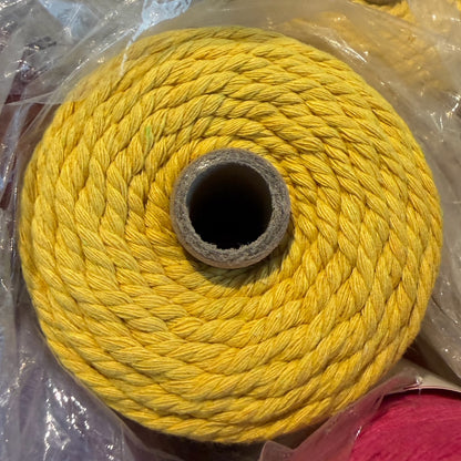 Hilado Algodón 3mm torcido para Macramé