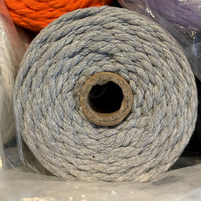 Hilado Algodón 3mm torcido para Macramé
