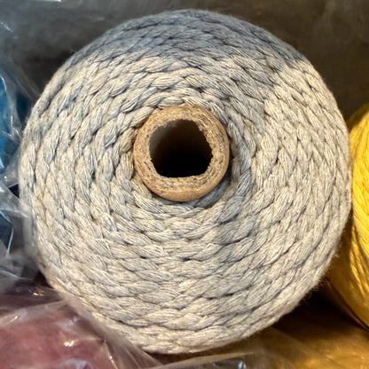 Hilado Algodón 3mm torcido para Macramé