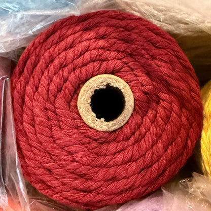 Hilado Algodón 3mm torcido para Macramé