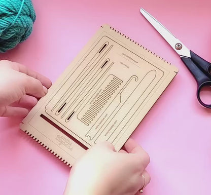 Ñiminka: el mini telar accesible para iniciarte sin gastar de más + Tutorial + 2 hilados naturales de regalo