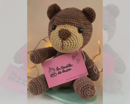 Osito de peluche Teddy - Patrón Amigurumi